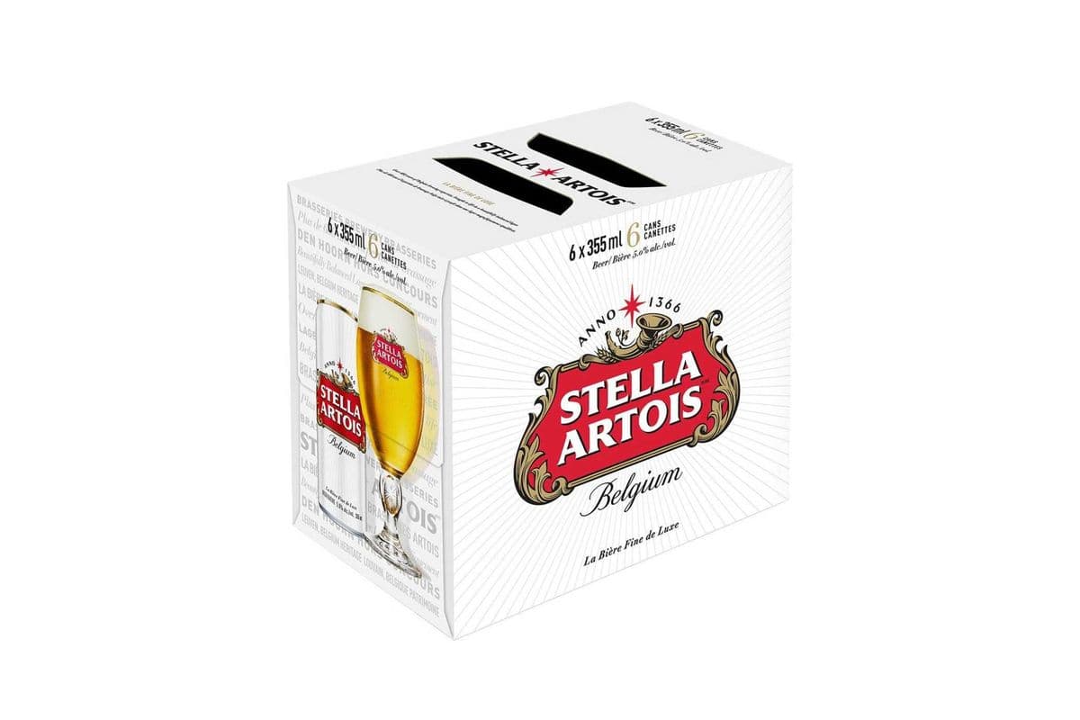 15308 - Stella Artois Cans (6 x 355ml)