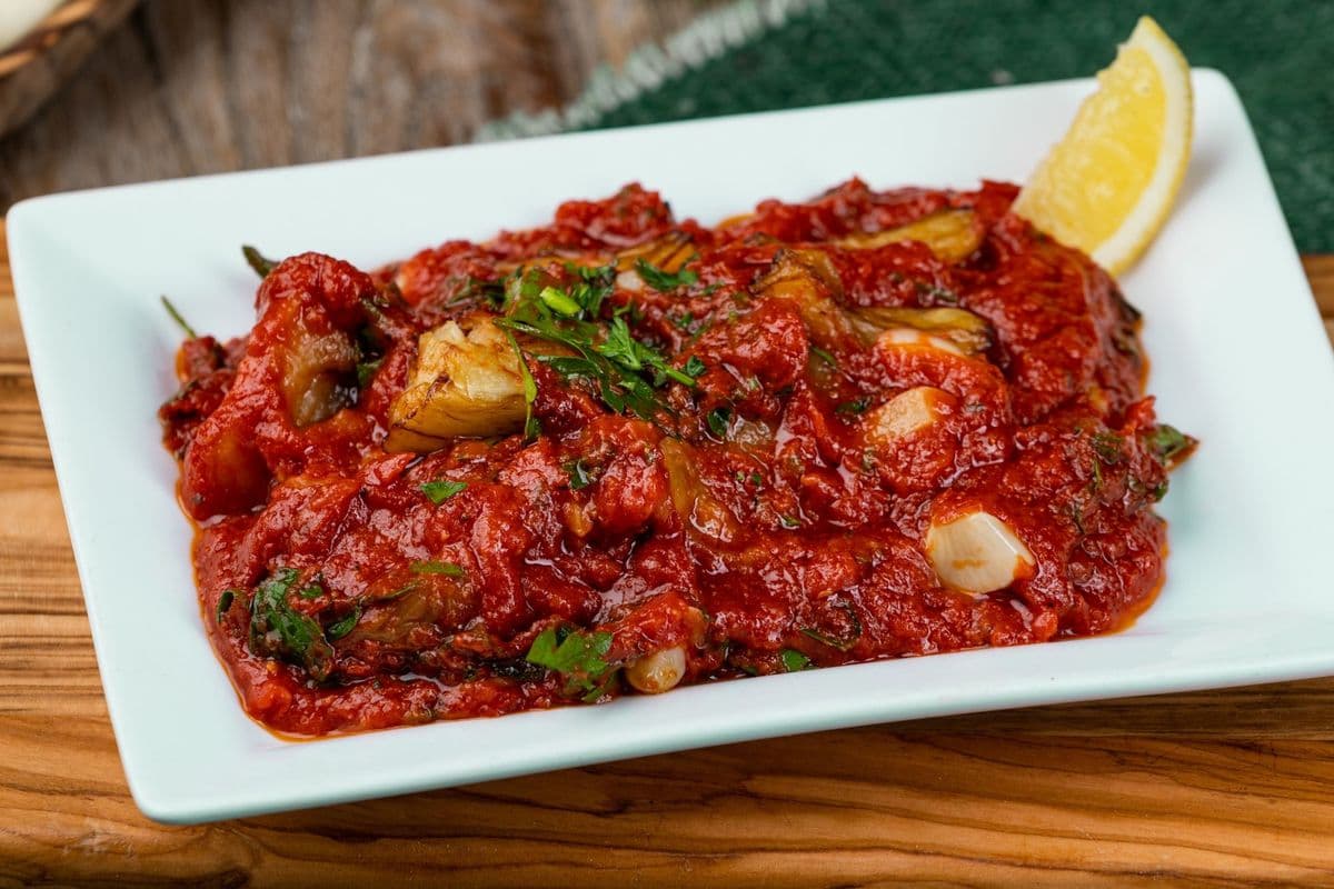 Eggplant Tomato Salad