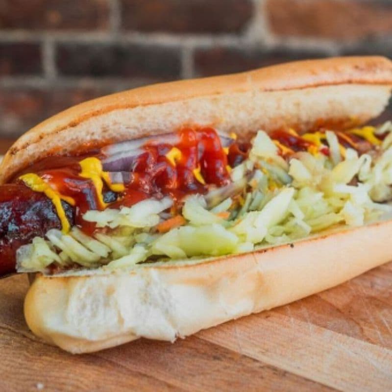 Assiette jumbo hot-dog / Jumbo Hot-dog Plate