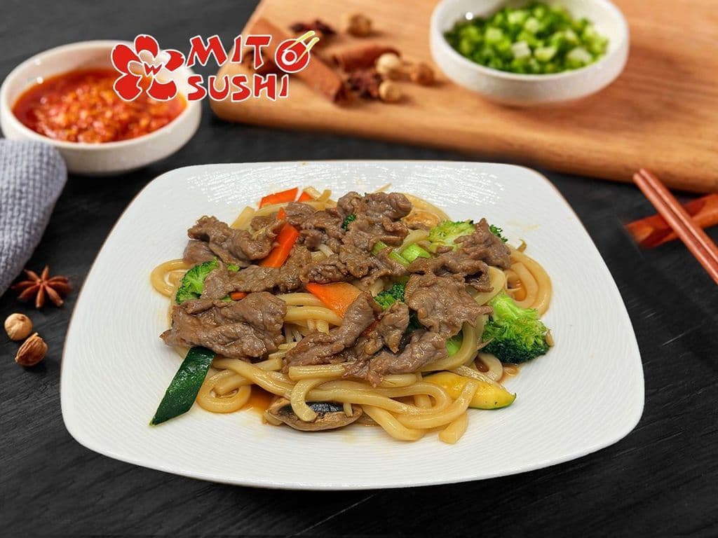 Beef Fried Udon
