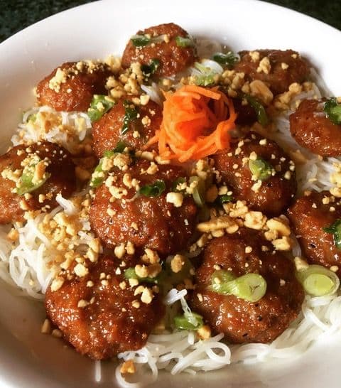 20. Pork Meatball on Vermicelli