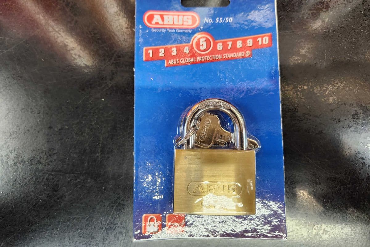 Abus 50mm Padlock with key - Cadenas Abus 50mm avec clé