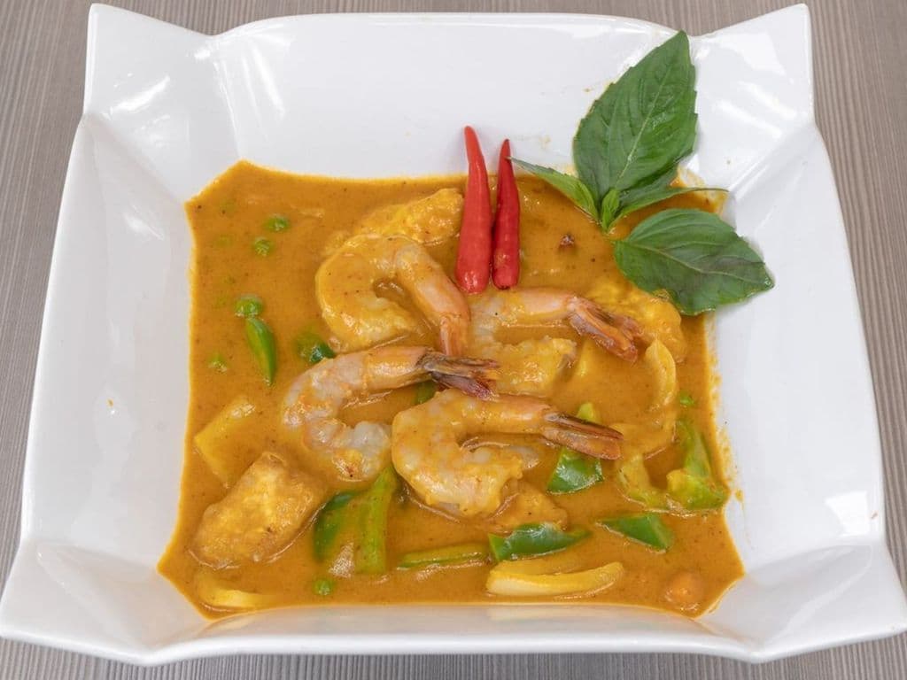 33. Panang Curry Shrimp