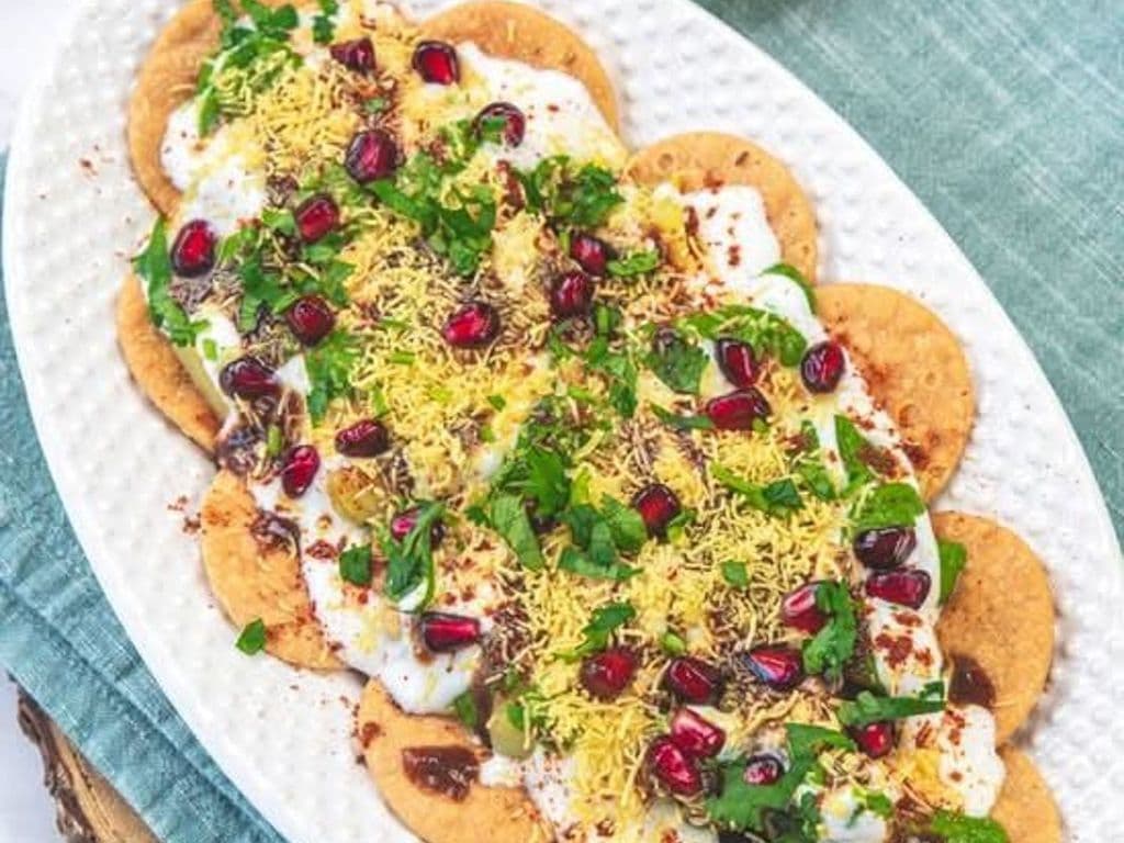 Chhat Papdi Plate