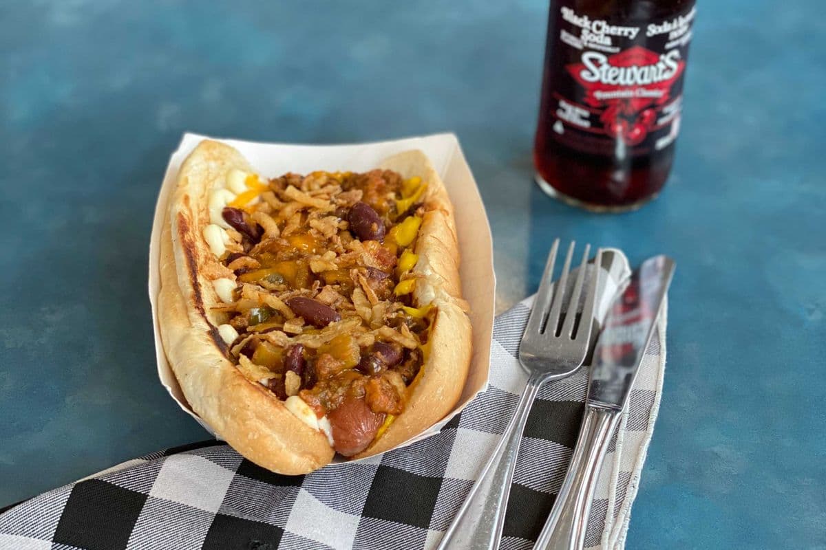 Bison Chili Dog