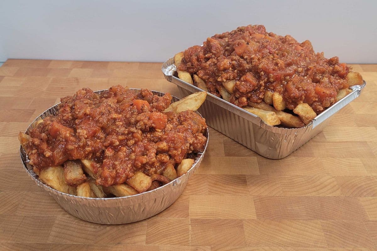 Frite Sauce Italienne (French Fries with Italian Sauce)