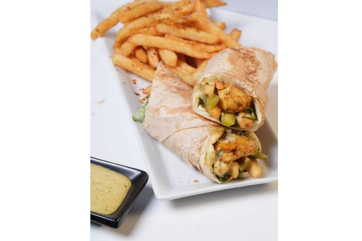 Shish Tawook Poblano Wrap