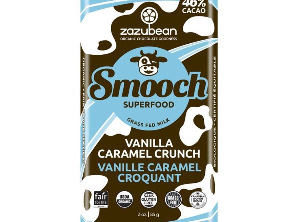 ZAZUBEAN SMOOCH CHOCOLATE BAR 85G