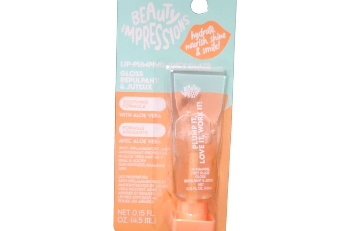 Beauty Impressions Lip-Pumping Juicy Glaze Gloss - Soothing Formula with Aloe Vera