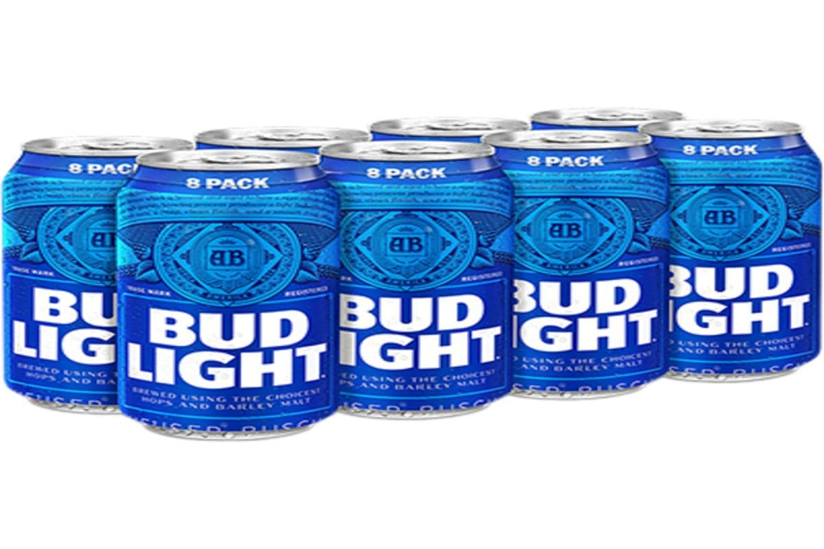 132274 Bud Light cans 8pk (8 x 355 ml)