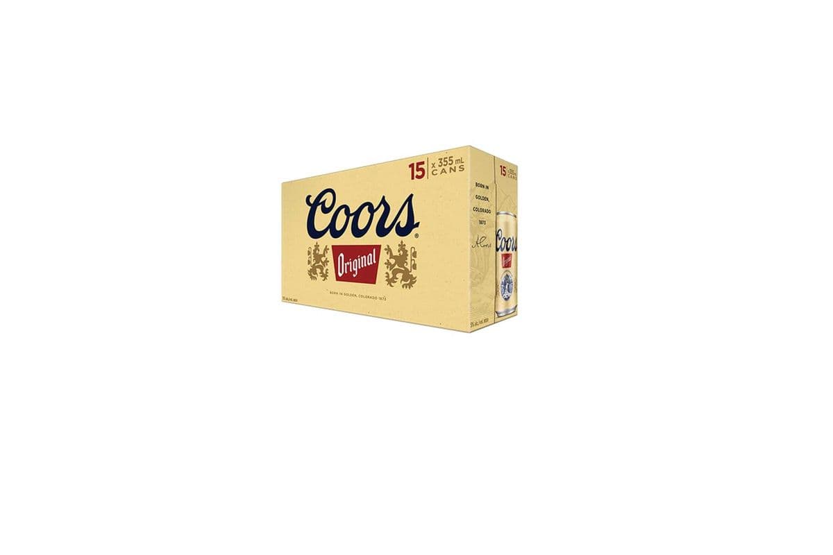 829354. COORS ORIGINAL (15 x 355ML (CANS))