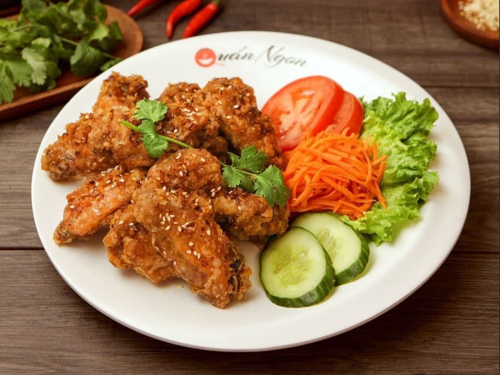 A17. QN Vietnamese Crispy Savoury Chicken Wings
