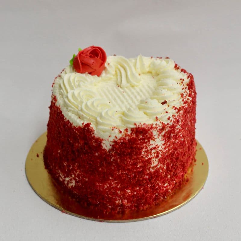 Red Velvet Heart Cake