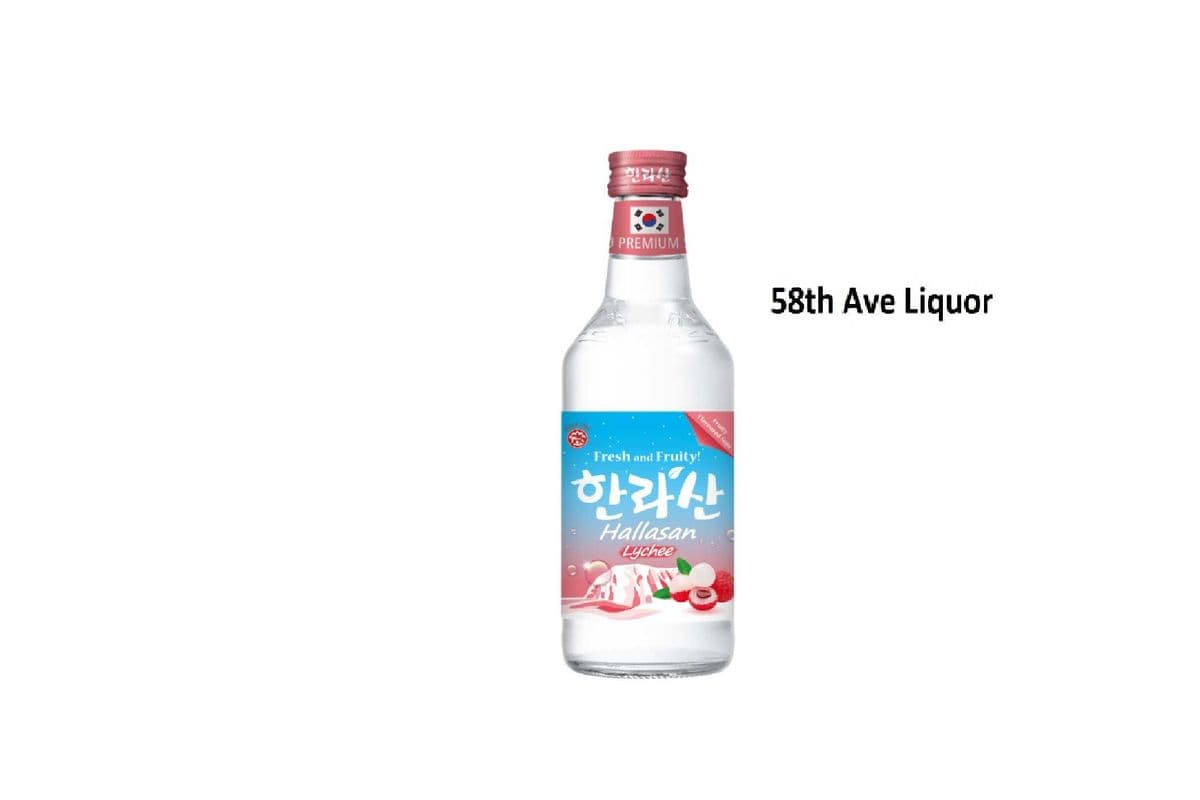 HALLASAN SOJU - LYCHEE (1 x 375ML)