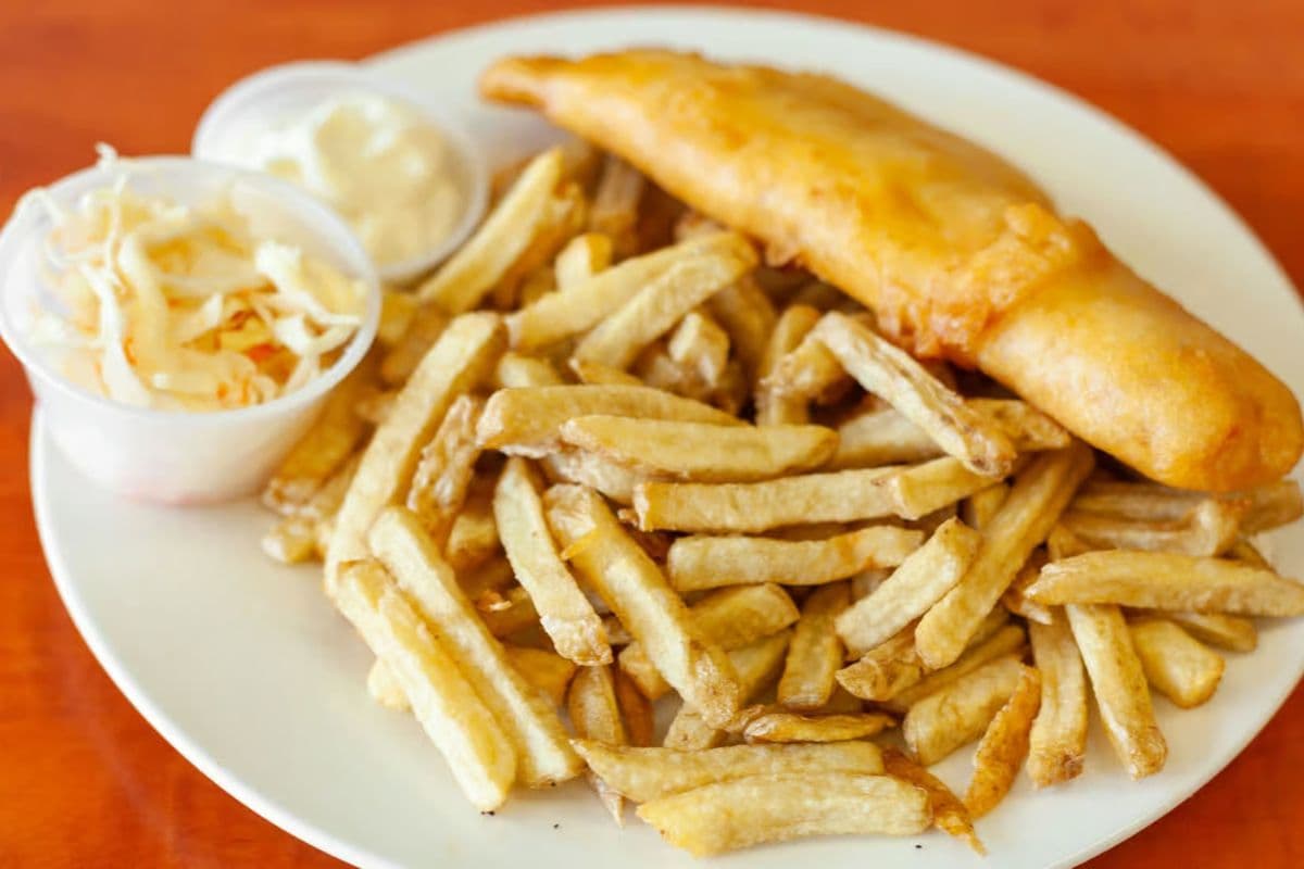 1 Pc Fish & Chips (Haddock)