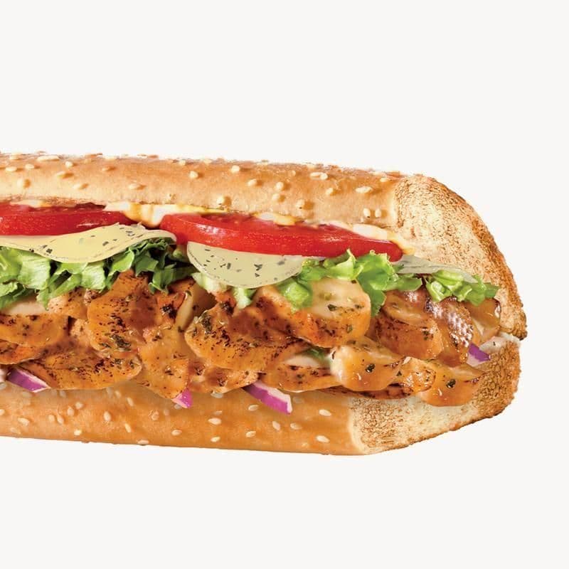 12" Sub Honey Mustard Chicken Sub