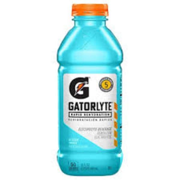 Gatorlyte Boisson Avec Electrolytes Glacier Freeze 591ml/ Gatorlyte Boisson Avec Electrolytes Iceberg 591ml
