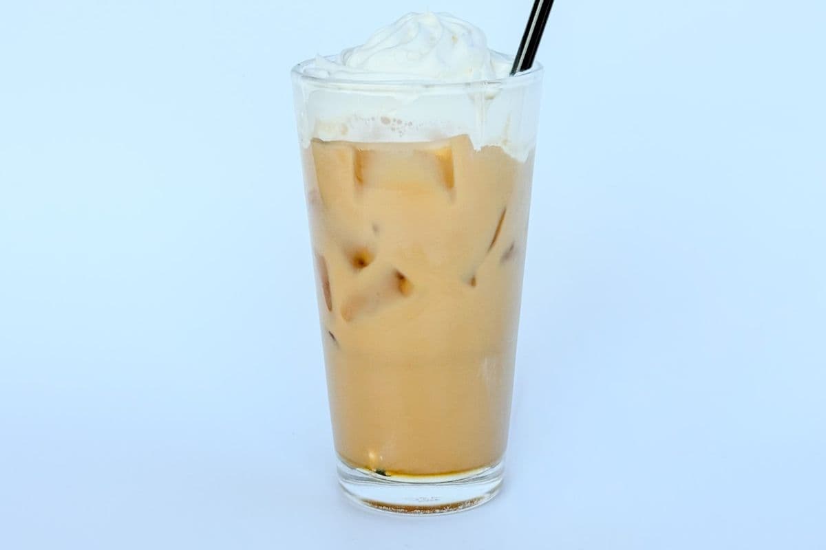 French Vanilla Iced Latte