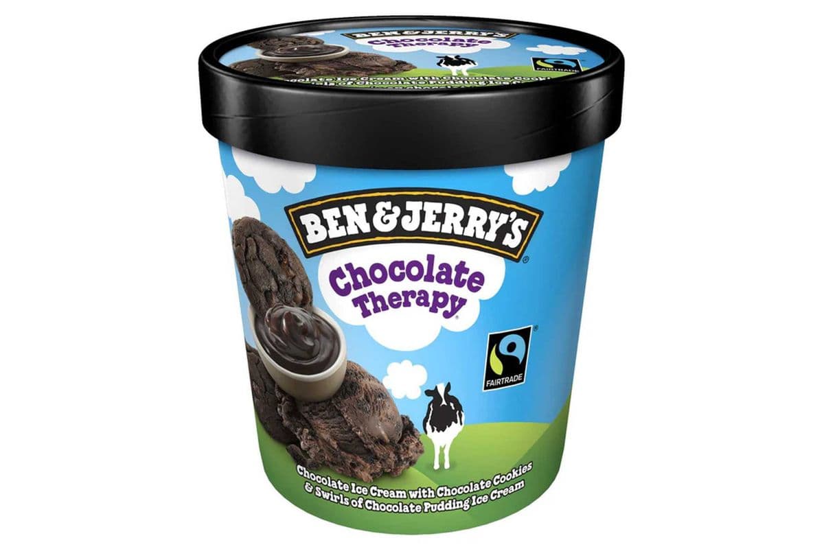 BEN & JERRY'S, CRÈME GLACÉE CHOCOLATE THERAPY, 473 ML (473ml)