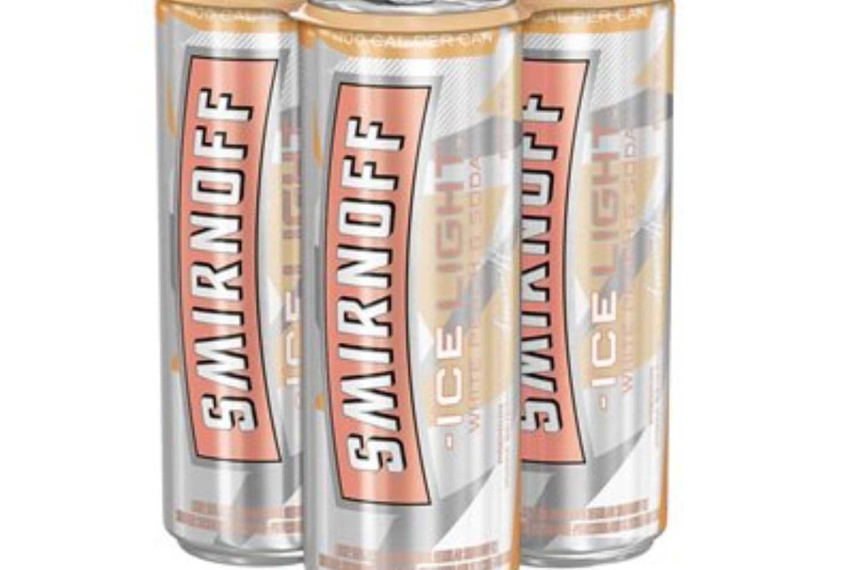 Smirnoff Ice Light White Peach (4 x 355 ml Cans)