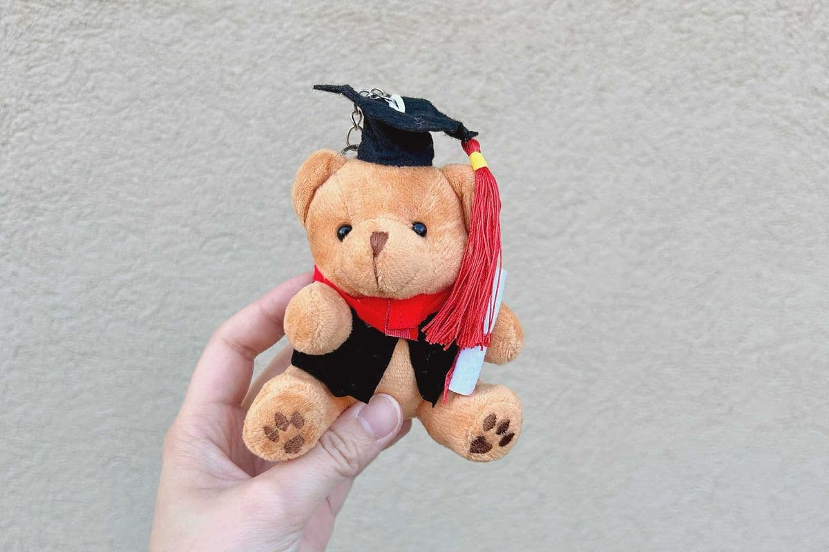 Graduation Bear Mini - Brown