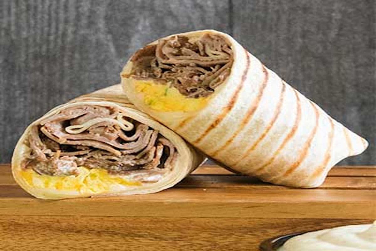 Powerup Steak and Cheese Wrap