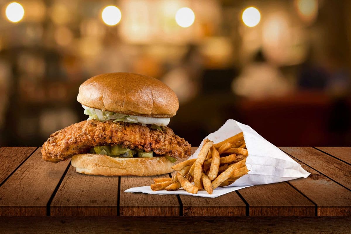 Chicken Chicken Burger Combo