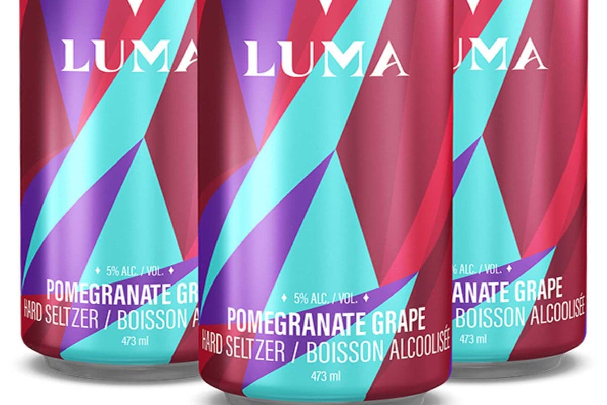 LUMA SELTZER POMEGRANATE GRAPE 473ML_CLS (1 x 4 Pack)