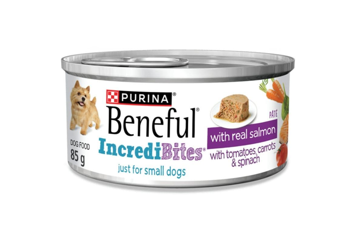 Purina Purple Beneful Dog Food Real Salmon (Tomatoes, Carrots, and Spinach)