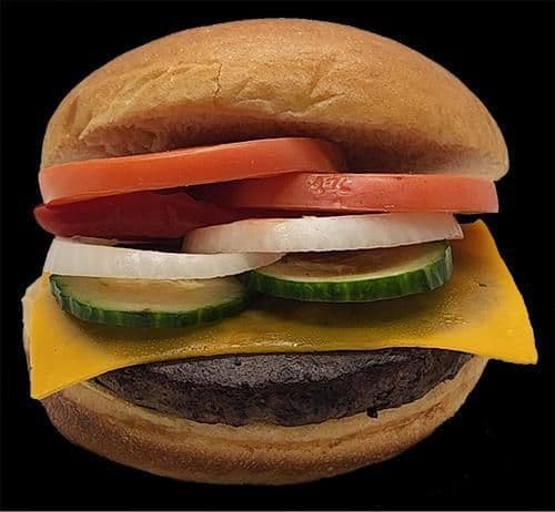 .Halal Beef Burger.