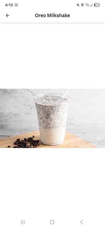 Oreo Milkshake