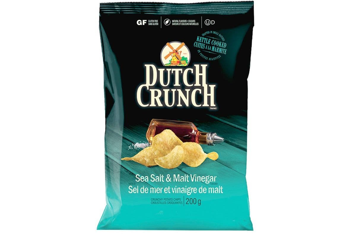 Dutch Crunch Sea Salt & Malt Vinegar (200 g)