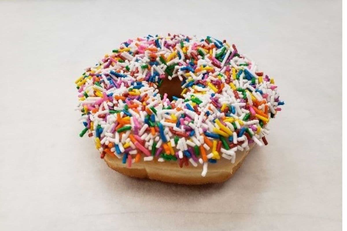Rainbow Dip Donut