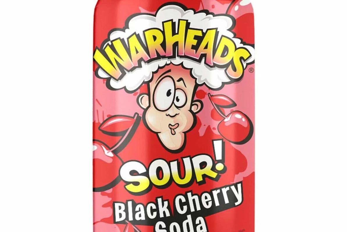 Warheads Soda - Black Cherry 355ml