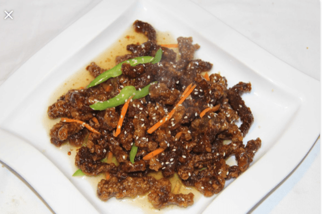 45. Crispy Honey Spicy Beef