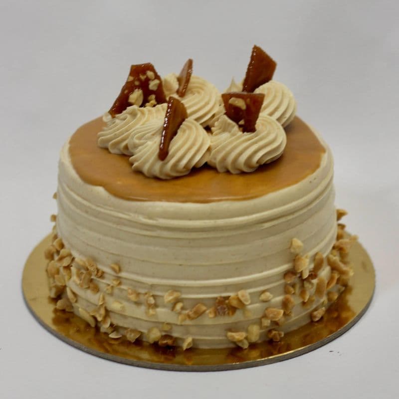 4" Peanut Butter White Chocolate Truffle Cake