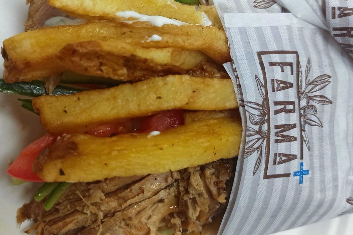 Classic Pork Shoulder Gyro Pita