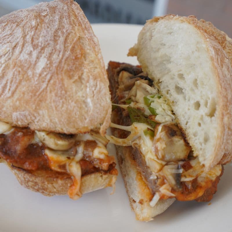 Veal Parmesan Sandwich