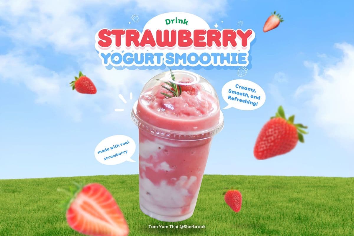 STRAWBERRY YOGURT SMOOTHIES (680ml)