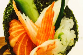 H1 Rainbow Hand Roll (Sushi Cone)