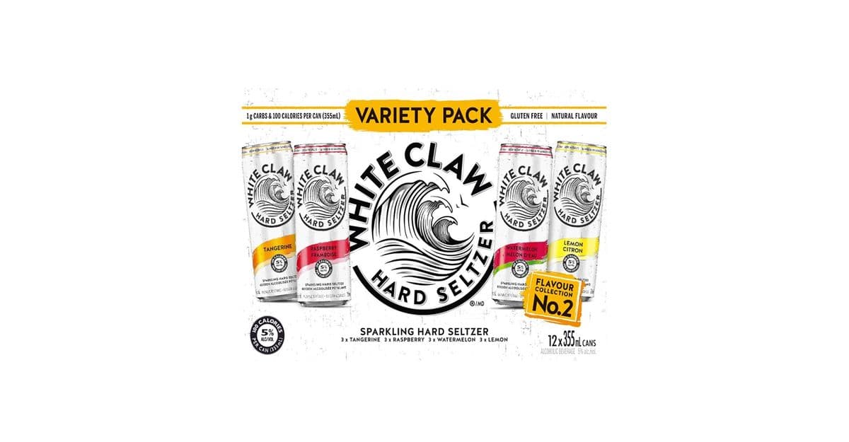 White Claw - Variety Pack No. 2 *$5 OFF!* (12 x 355 ml)