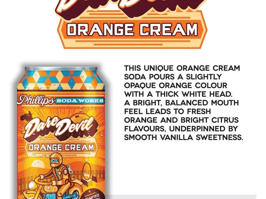 Dare Devil Orange Soda 355ml