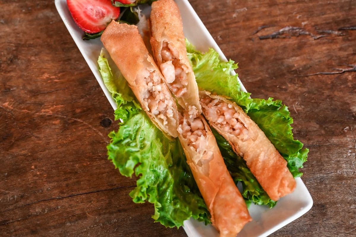 Deep-Fried Shrimp Spring Rolls (2 pcs)