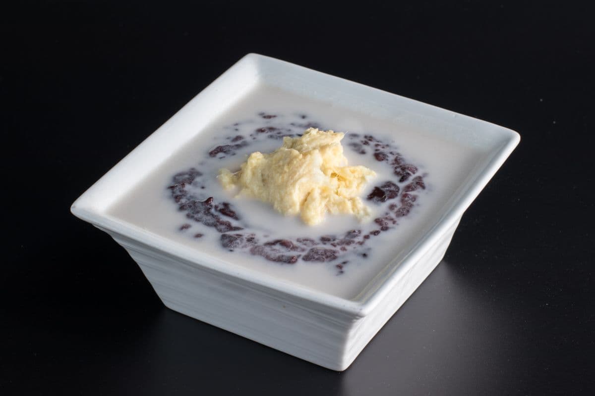 Black Glutinous Rice with Durian and Coconut Milk 榴槤忘返