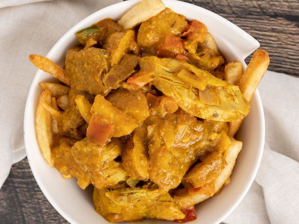 Curry Chicken Poutine