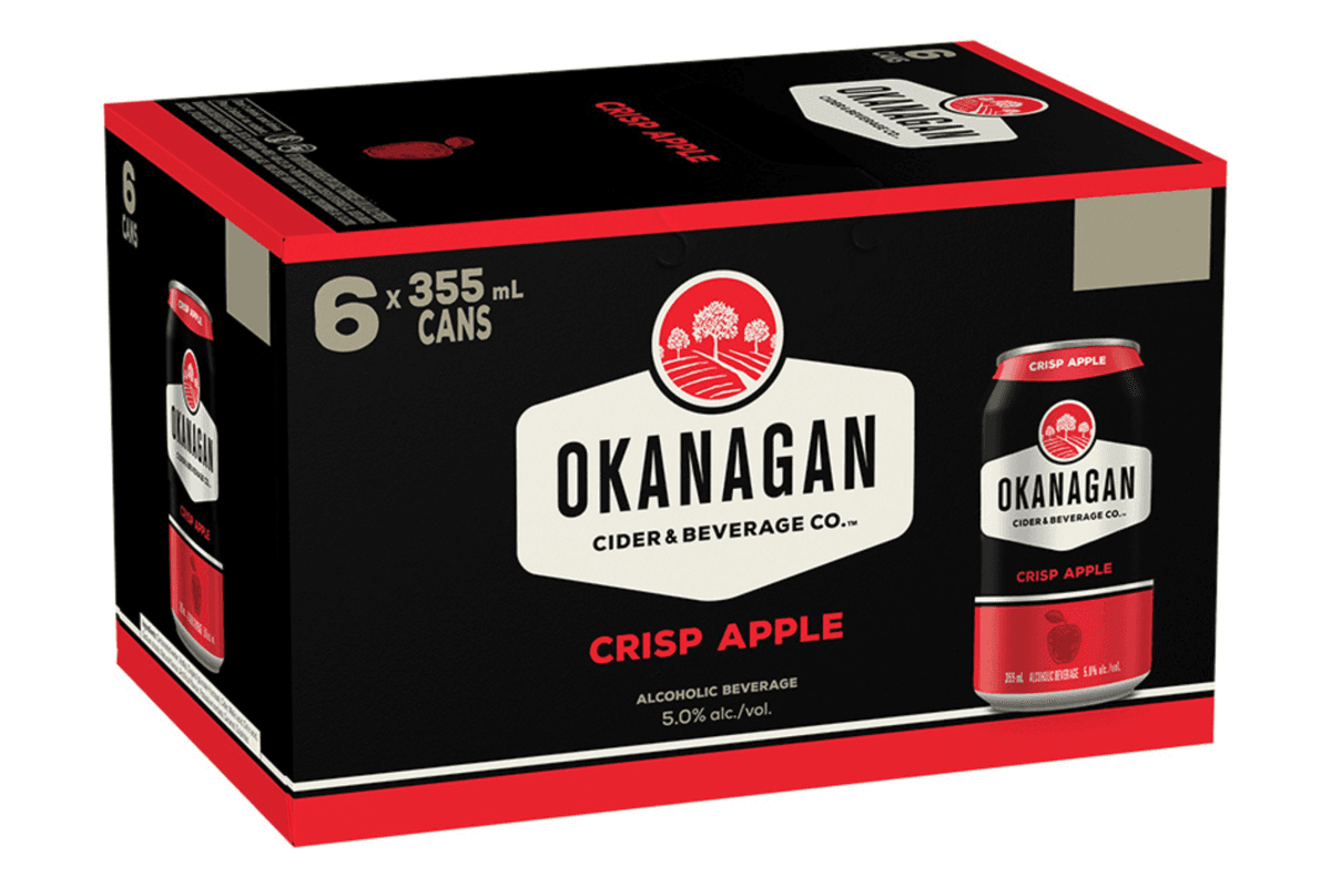 Okanagan Cider Crisp Apple (6 x 355ml)