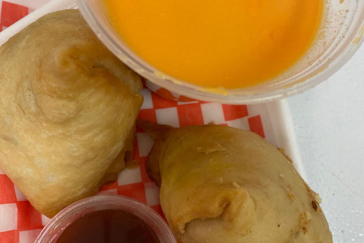 Samosa and Mango Lassi Combo