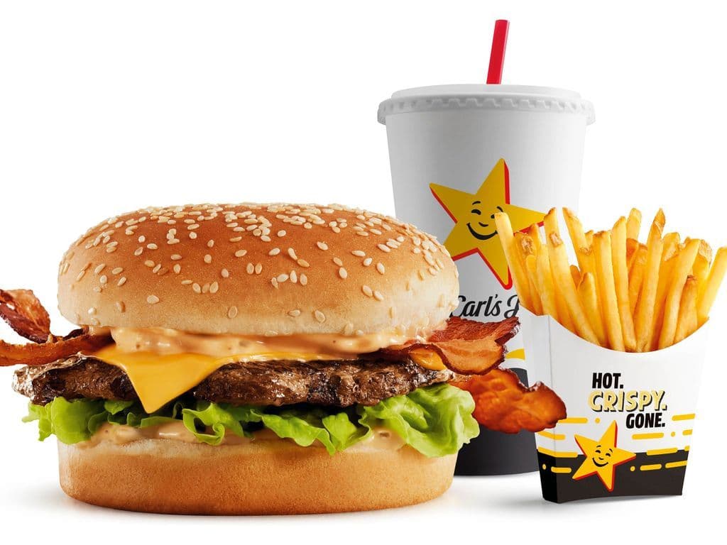 Bacon Carl Burger Combo