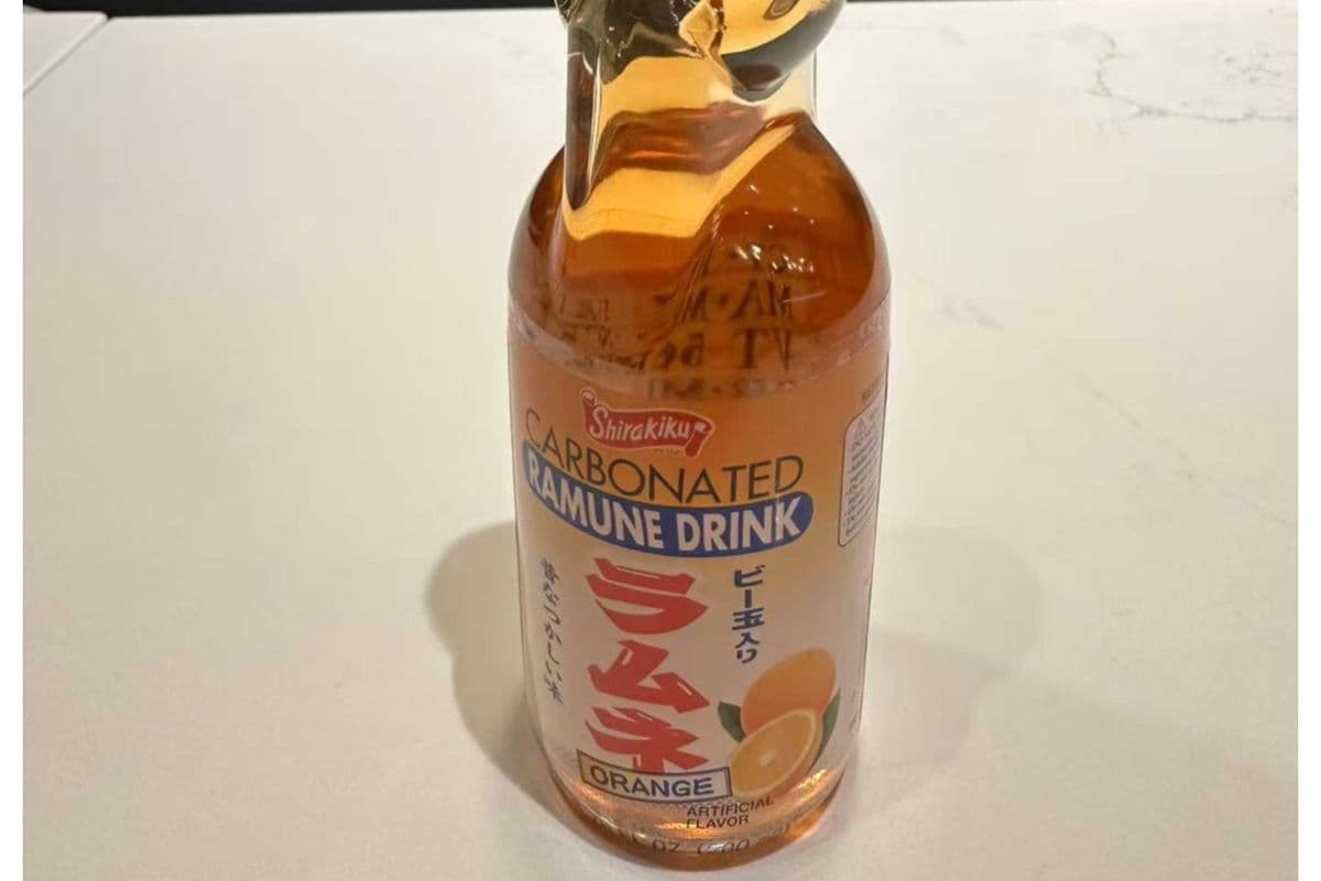 Ramune drink orange