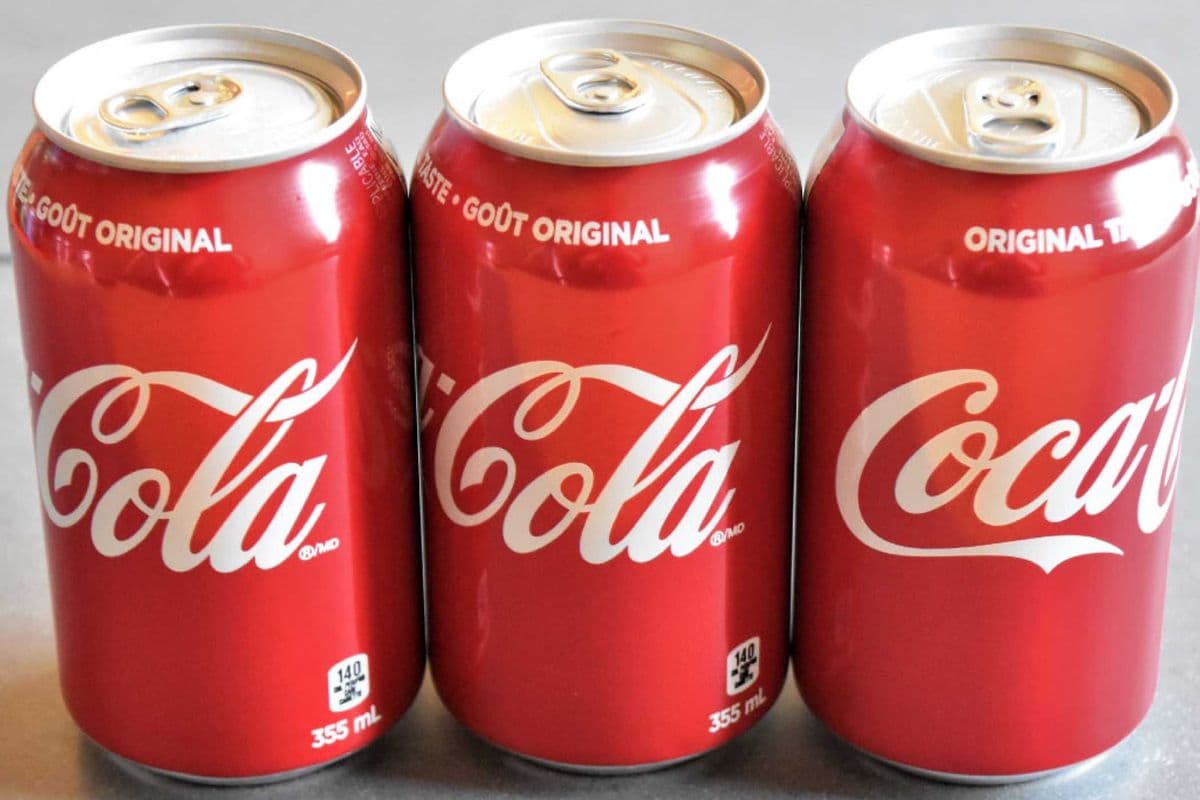 Canned Coca-Cola (355 ml)